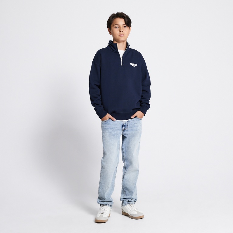 Half-zip sweatshirt "Clarkson" Navy 3